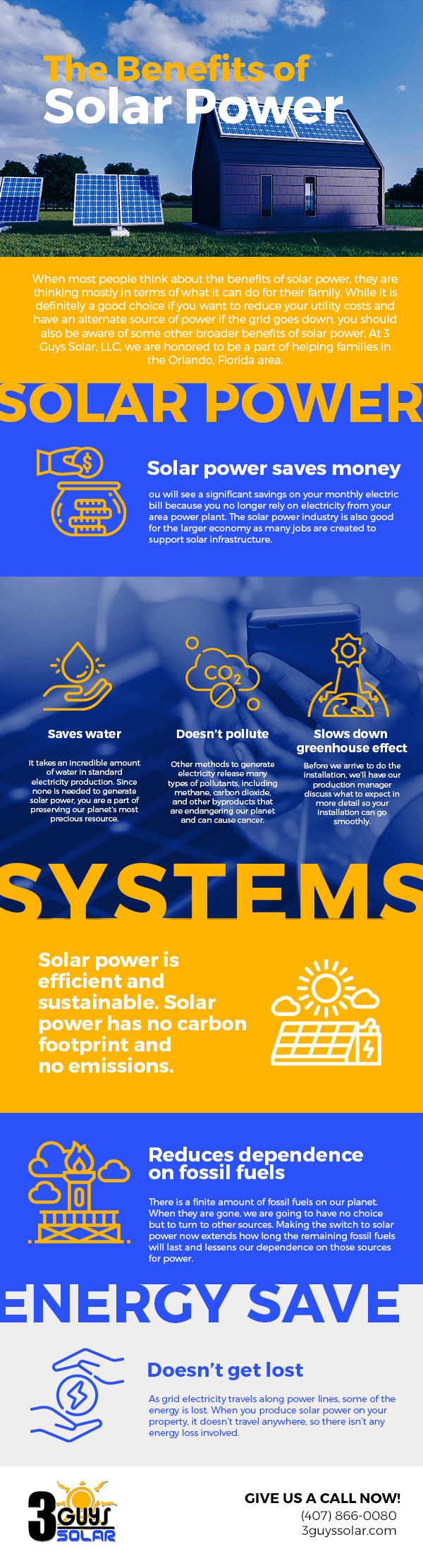 The Benefits of Solar Power [infographic]