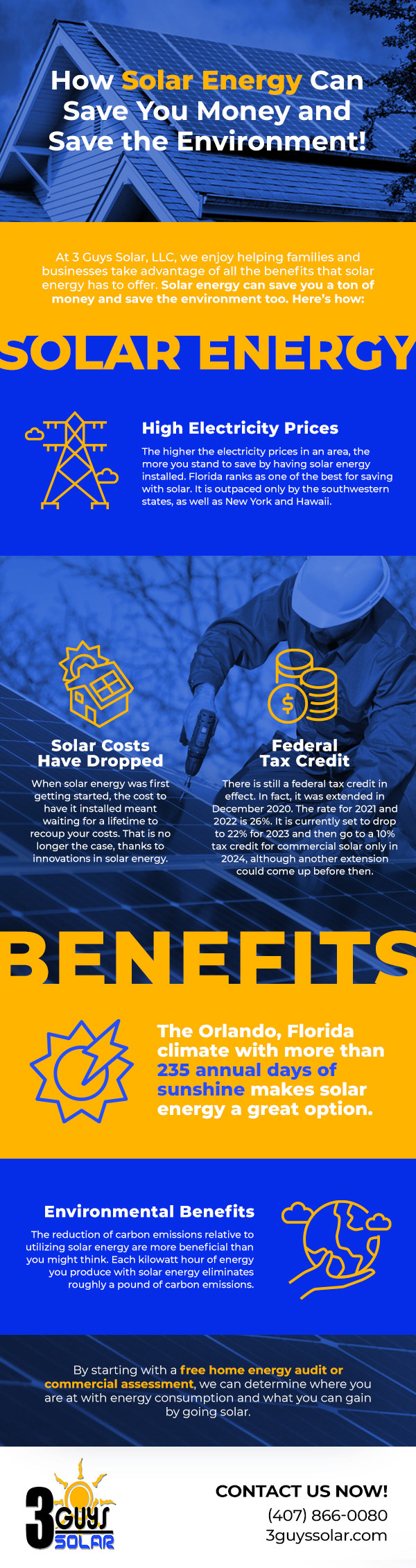 How Solar Energy Can Save You Money and Save the Environment Too! [infographic]